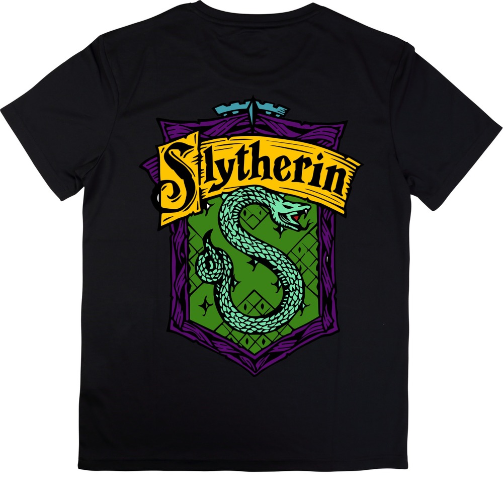 Harry Potter - Slytherin Crest Adult Unisex T Shirt Size Small